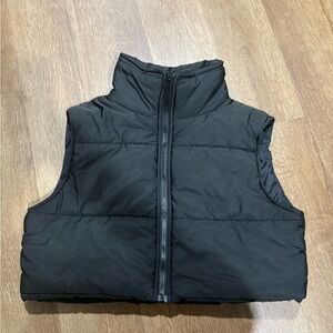 Black Puffer Vest